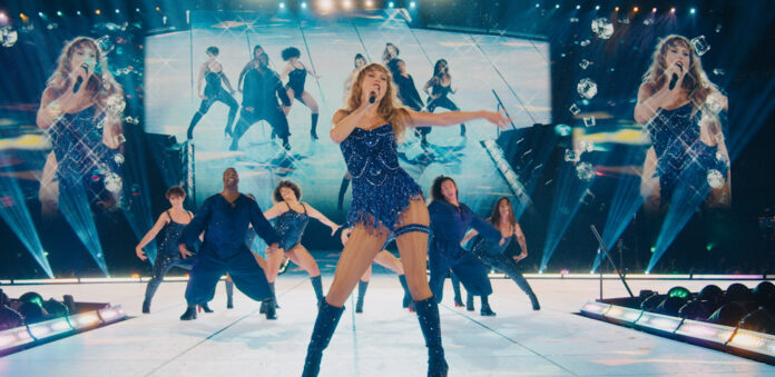Un'immagine da Taylor Swift: The Eras Tour (Taylor's Version). © 2024 Disney Enterprises, Inc. All Rights Reserved.