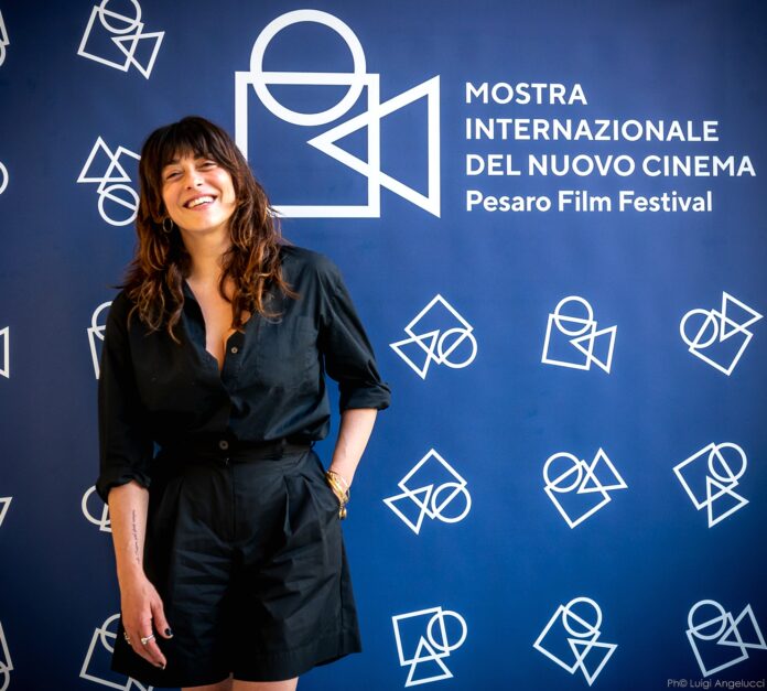 Valentina Lodovini alla 60esima Mostra del Nuovo Cinema a Pesaro. Foto di Luigi Angelucci
