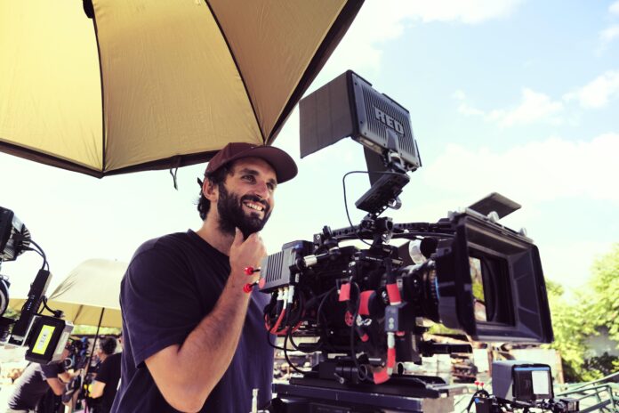 Salvatore De Chirico sul set di NEVER TOO LATE