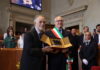 Francis Ford Coppola e il sindaco di Roma Roberto Gualtieri. Foto di Azzurra Primavera