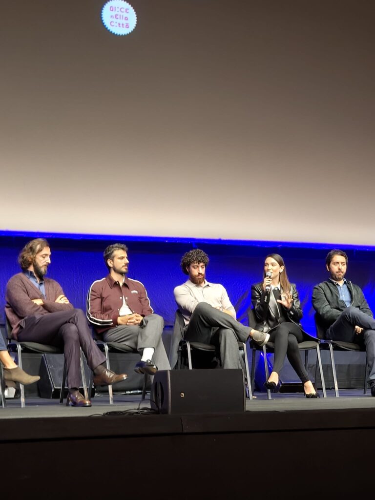 Il cast di La legge di Lidia Poët 2 in conferenza stampa