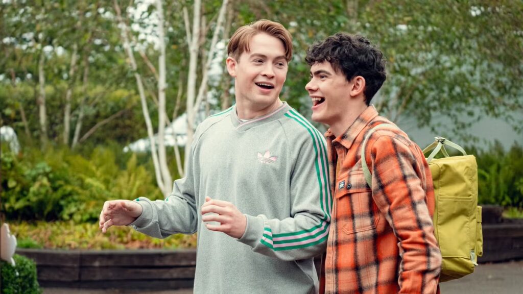 Kit Connor e Joe Locke in Heartstopper 3. Courtesy of Netflix