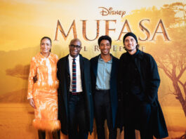 Elodie Di Patrizi, Barry Jenkins, Alberto Boubakar Malanchino e Luca Marinelli alla presentazione di Mufasa - Il re leone a Roma.